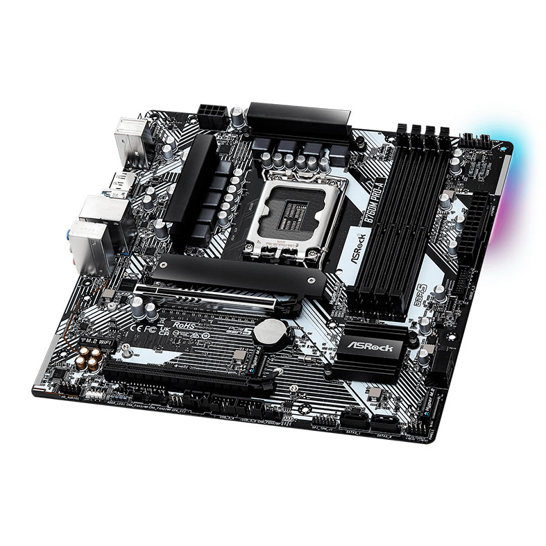 Placa Mae AsRock B760M PRO-A, DDR5, LGA 1700, M-ATX, Chipset Intel B760, B760M-PRO-A - miniatura 5