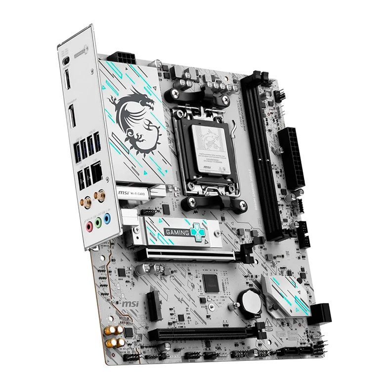 Placa Mae MSI B840M Gaming WiFi6E, DDR5, Socket AMD AM5, M-ATX, Chipset AMD B840, B840M-GAMING-WIFI6E - miniatura 4