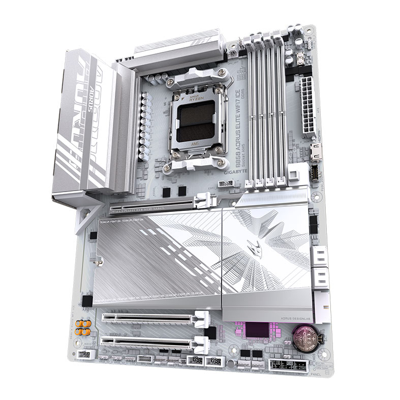 Placa Mae Gigabyte B850 Aorus Elite WF7 Ice, DDR5, Socket AMD AM5, ATX, Chipset AMD B850, B850-A-ELITE-WF7-ICE - miniatura 5