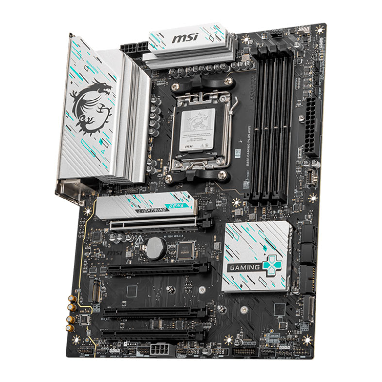 Placa Mae MSI B850 Gaming Plus WiFi, DDR5, Socket AMD AM5, ATX, Chipset AMD B850, B850-GAMING-PLUS-WIFI - miniatura 5
