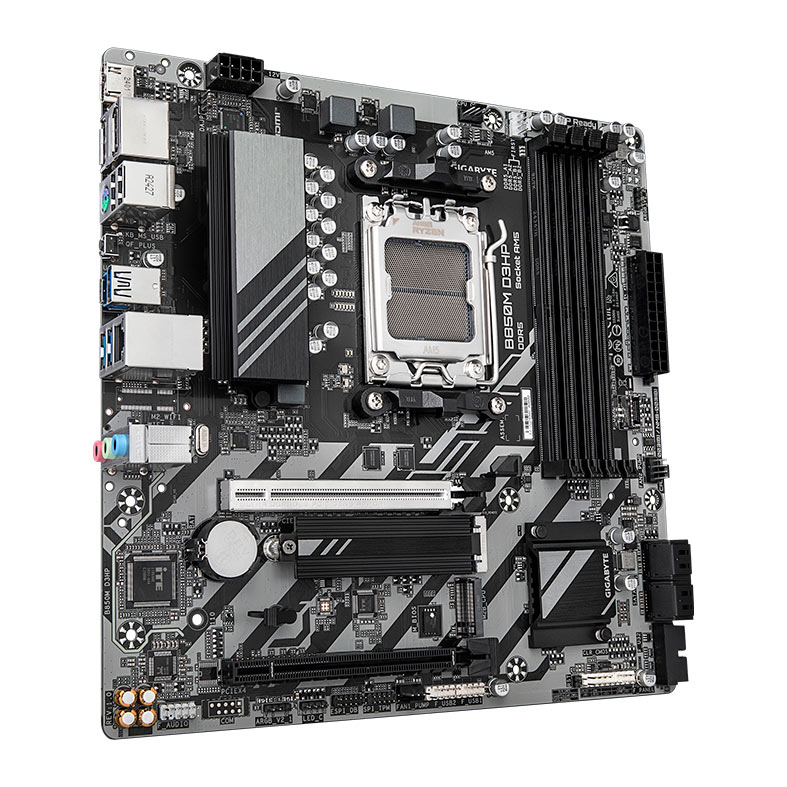 Placa Mae Gigabyte B850M D3HP, DDR5, Socket AMD AM5, M-ATX, Chipset AMD B850, B850M-D3HP - miniatura 4