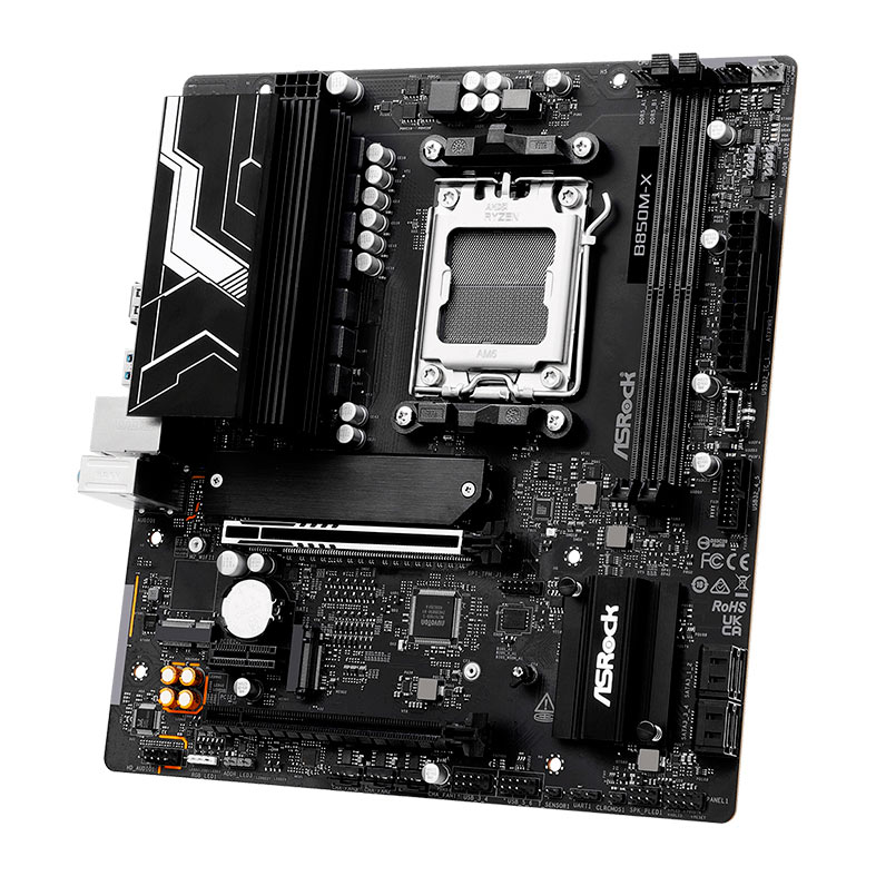 Placa Mae AsRock B850M-X R2.0, DDR5, Socket AMD AM5, M-ATX, Chipset AMD B850, B850M-X-R2.0 - miniatura 5