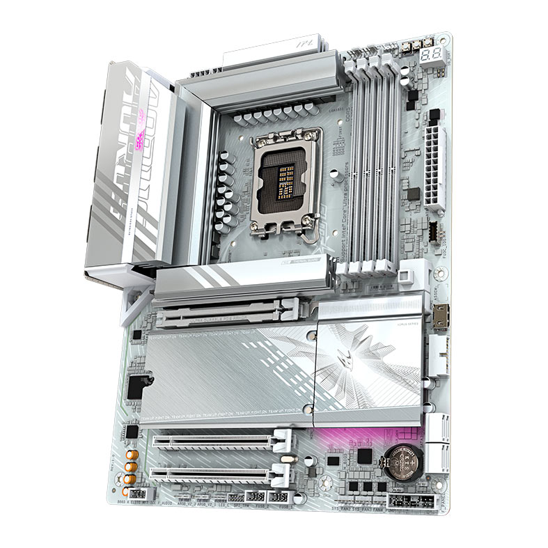 Placa Mae Gigabyte B860 Aorus Elite WIFI7 Ice, DDR5, LGA1851, ATX, Chipset Intel B860, B860-A-ELITE-WIFI7-ICE - miniatura 5