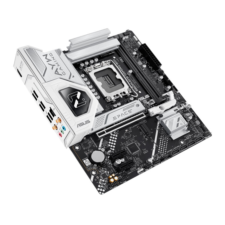 Placa Mae Asus B860M AYW Gaming WiFi, DDR5, LGA1851, M-ATX, Chipset Intel B860, B860M-AYW-GAMING-WIFI - miniatura 6