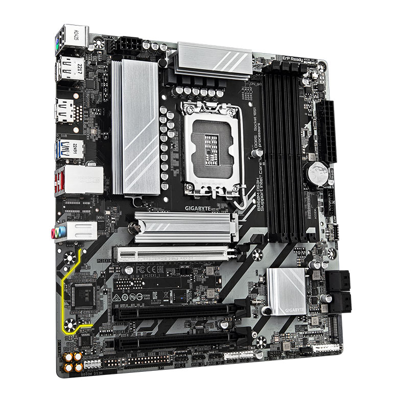 PRE VENDA - Placa Mae Gigabyte B860M DS3H, DDR5, LGA1851, M-ATX, Chipset Intel B860, B860M-DS3H - miniatura 4
