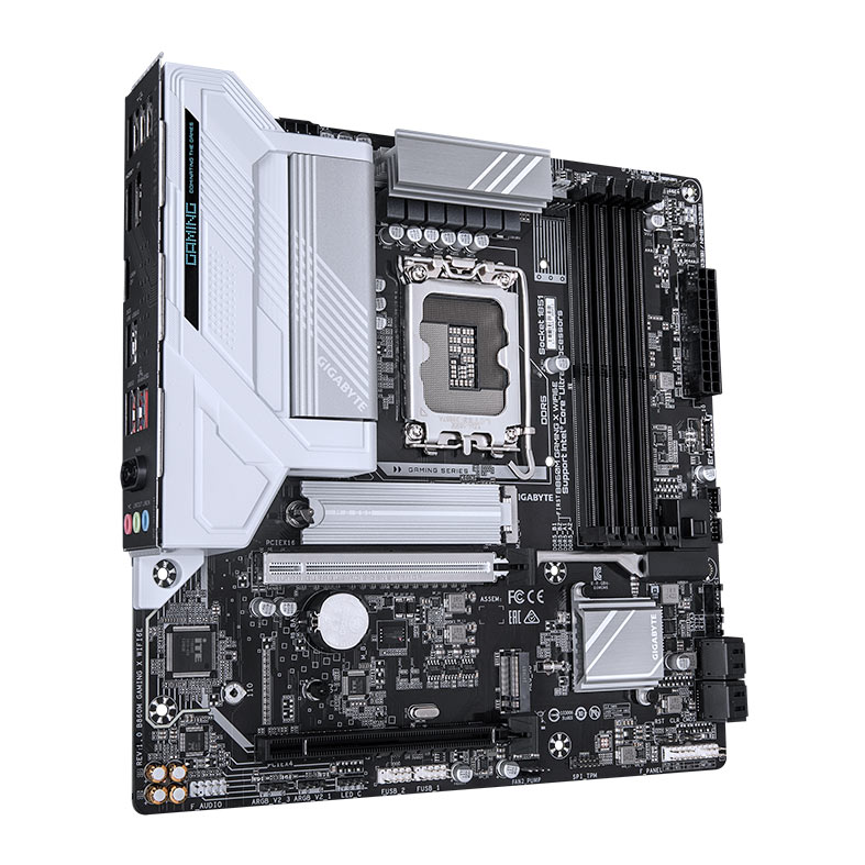 Placa Mae Gigabyte B860M Gaming X WIFI6E, DDR5, LGA1851, M-ATX, Chipset Intel B860, B860M-GAMING-X-WIFI6E - miniatura 4