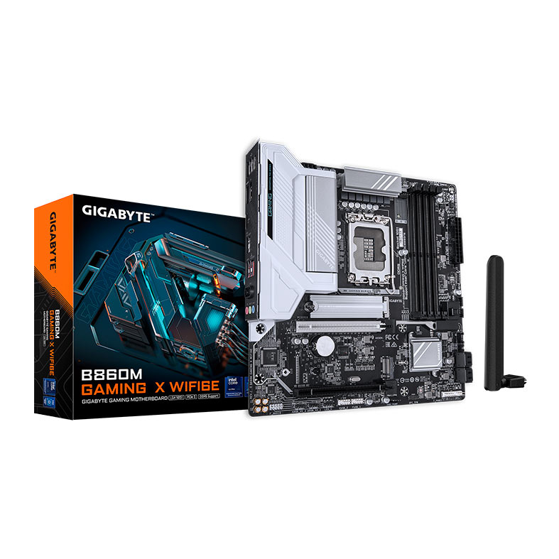 Placa Mae Gigabyte B860M Gaming X WIFI6E, DDR5, LGA1851, M-ATX, Chipset Intel B860, B860M-GAMING-X-WIFI6E - miniatura 3
