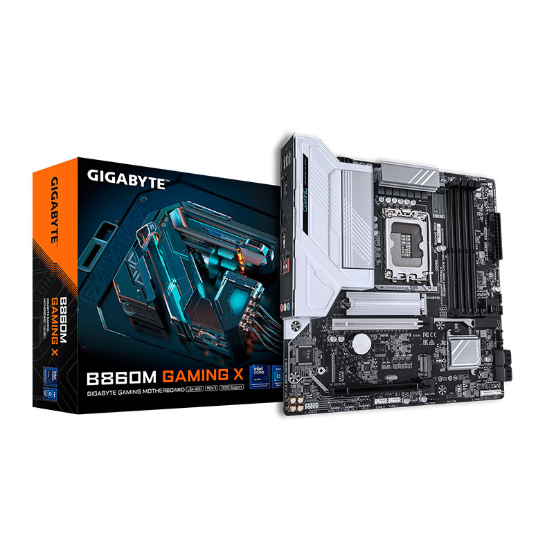 PRE VENDA - Placa Mae Gigabyte B860M Gaming X, DDR5, LGA1851, M-ATX, Chipset Intel B860, B860M-GAMING-X - miniatura 3