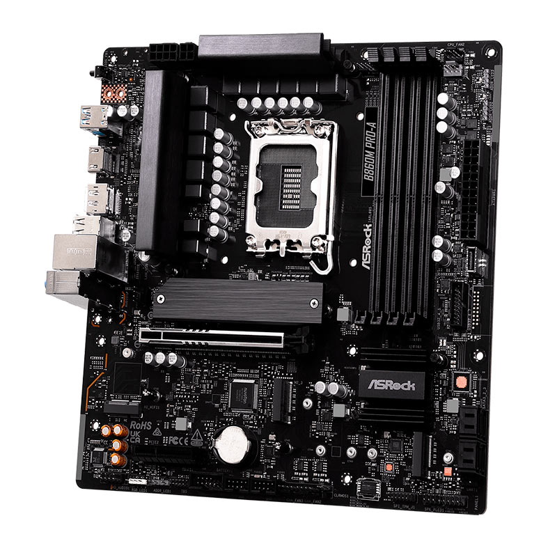 Placa Mae AsRock B860M Pro-A, DDR5, LGA1851, M-ATX, Chipset Intel B860, B860M-PRO-A - miniatura 5
