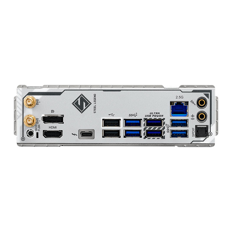 PRE VENDA - Placa Mae AsRock B860M Steel Legend WiFI, DDR5, LGA1851, M-ATX, Chipset Intel B860, B860M-STEEL-LEGEND-WIFI - miniatura 6