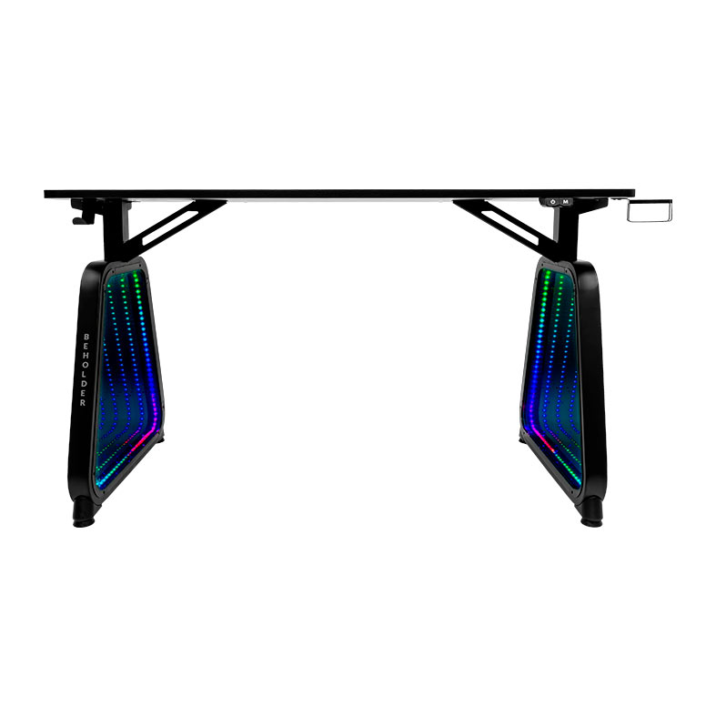Mesa Gamer Mancer Beholder, 136cm, RGB, Preto, Completa + Estrutura em aço, MCR-BHRRGB-TE - miniatura 6