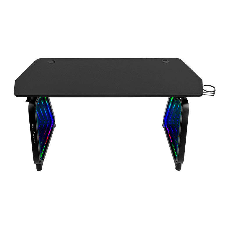 Mesa Gamer Mancer Beholder, 136cm, RGB, Preto, Completa + Estrutura em aço, MCR-BHRRGB-TE - miniatura 3