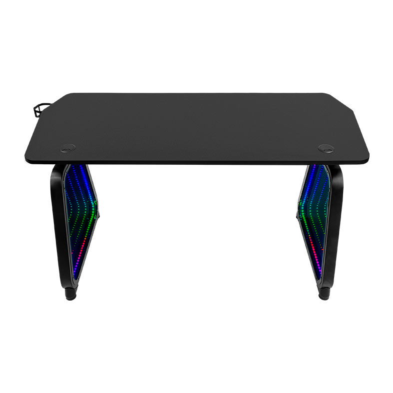 Mesa Gamer Mancer Beholder, 136cm, RGB, Preto, Completa + Estrutura em aço, MCR-BHRRGB-TE - miniatura 4