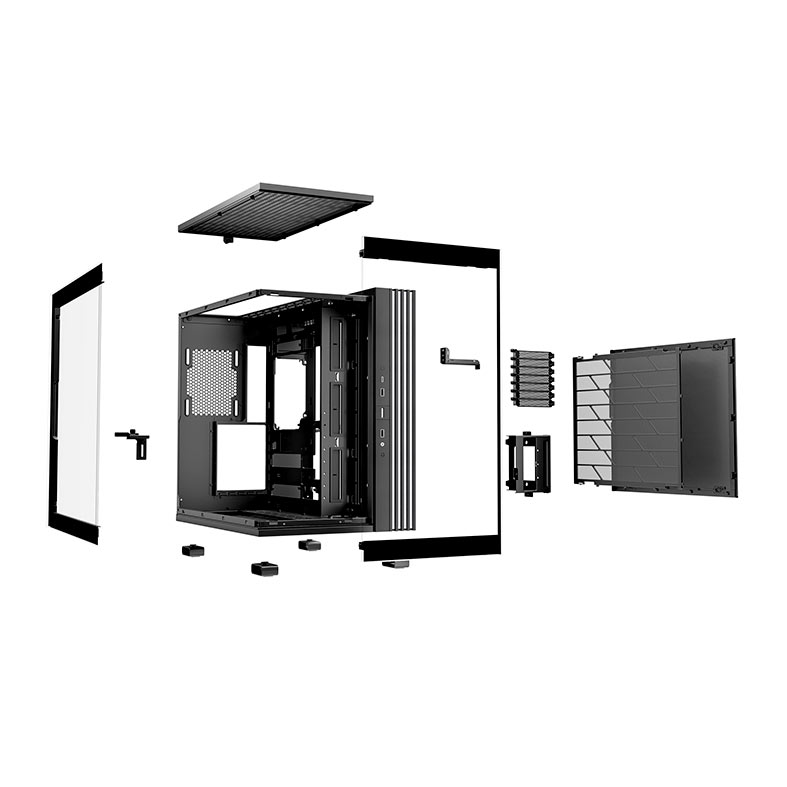 Gabinete Gamer Be Quiet! Light Base 600 DX, ARGB, Mid Tower, Lateral de Vidro, Preto, BGW65 - miniatura 5