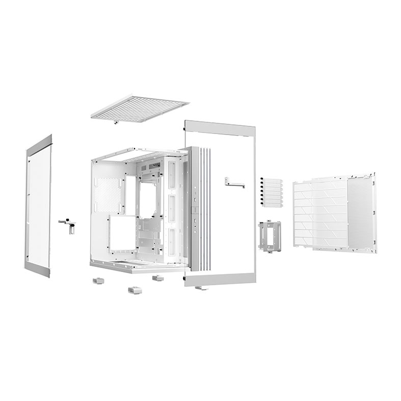 Gabinete Gamer Be Quiet! Light Base 600 DX, ARGB, Mid-Tower, Lateral de Vidro, Branco, BGW66 - miniatura 8