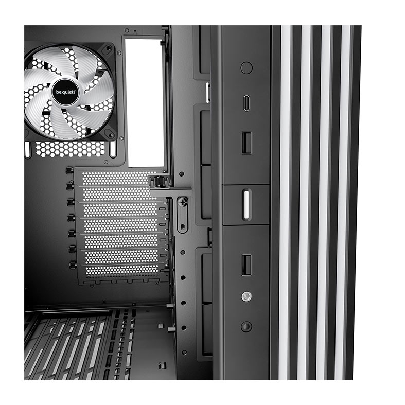 Gabinete Gamer Be Quiet! Light Base 600 LX, ARGB, Mid-Tower, LAteral de Vidro, Com 4 Fans, Preto, BGW67 - miniatura 7