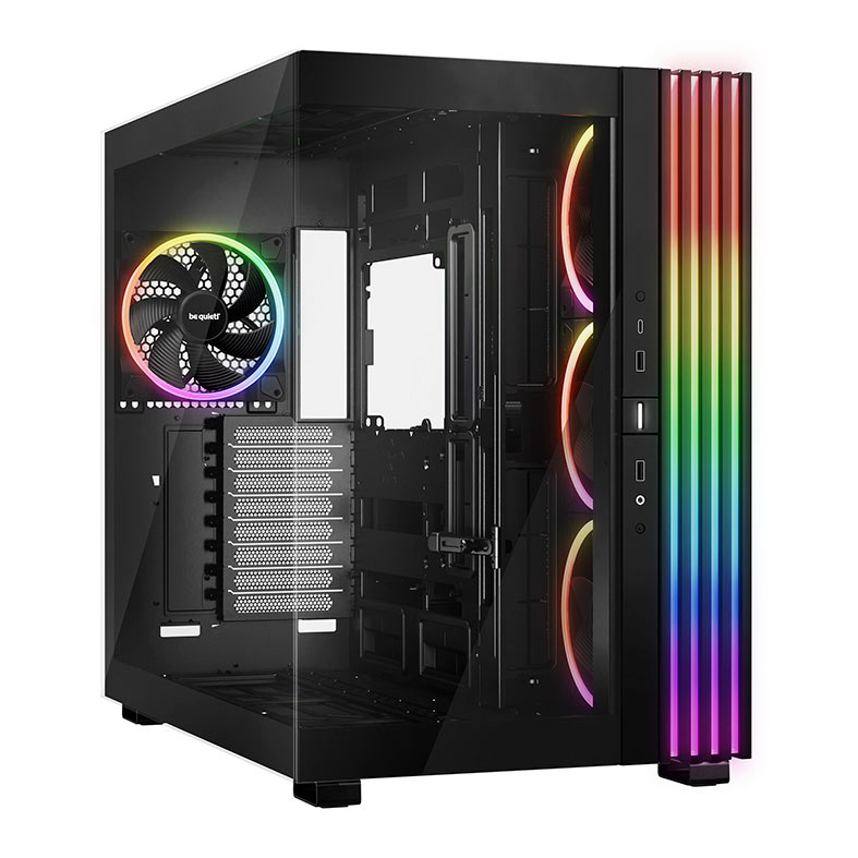 Gabinete Gamer Be Quiet! Light Base 900 FX, ARGB, Full-Tower, Lateral de Vidro, Com 4 Fans, Preto, BGW71 - imagem 1