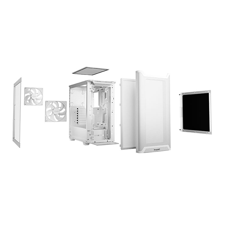 Gabinete Gamer Be Quiet! Pure Base 501, Mid Tower, Lateral de Vidro, Com 2 Fans, Branco, BGW75 - miniatura 7
