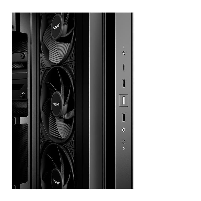 Gabinete Gamer Be Quiet! Light Base 500, Mid Tower, Lateral de Vidro, Com 4 Fans, Preto, BGW83 - miniatura 6