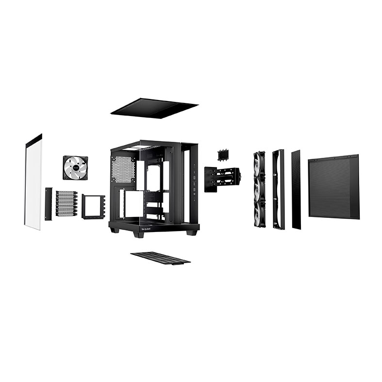 Gabinete Gamer Be Quiet! Light Base 500 LX, ARGB, Mid-Tower, Lateral de Vidro, Com 4 Fans, Preto, BGW85 - miniatura 6