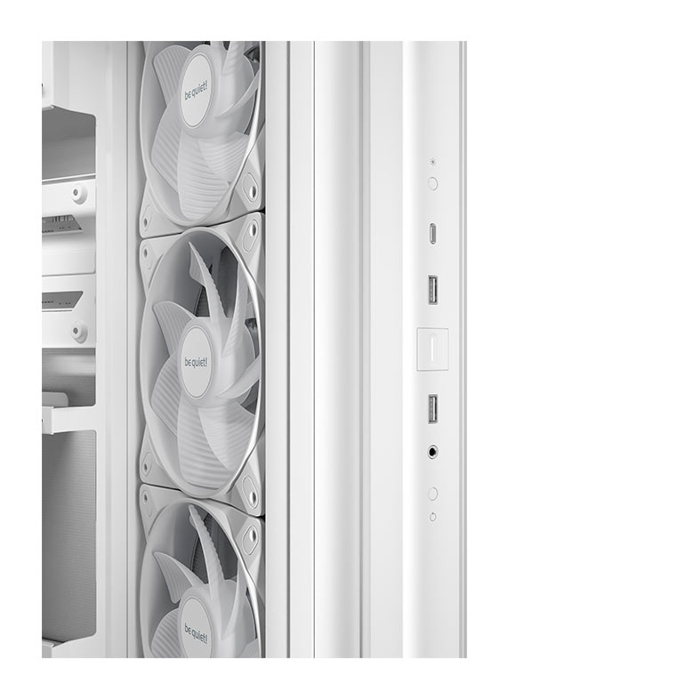 Gabinete Gamer Be Quiet! Light Base 500 LX, ARGB, Mid-Tower, Lateral de Vidro, Com 4 Fans, Branco, BGW86 - miniatura 7