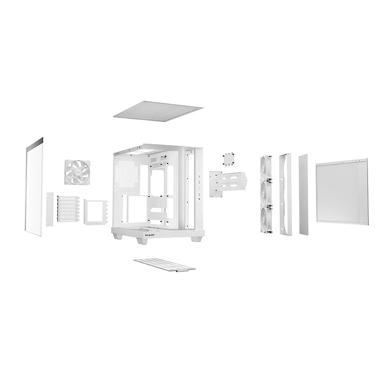 Gabinete Gamer Be Quiet! Light Base 500 LX, ARGB, Mid-Tower, Lateral de Vidro, Com 4 Fans, Branco, BGW86 - miniatura 6
