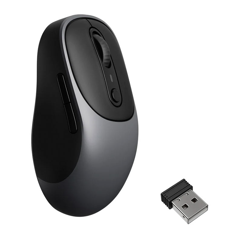 Mouse Keychron BM24, 2400DPI, 6 Botoes, Wireless, Cinza Metalico, BM24-C61 - miniatura 3