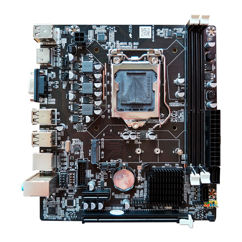 Placa Mae Bluecase BMBH61-D2HG-M2, DDR3, LGA1155, M-ATX, Chipset Intel H61, BMBH61-D2HG-M2-REV-2.0 - imagem 1