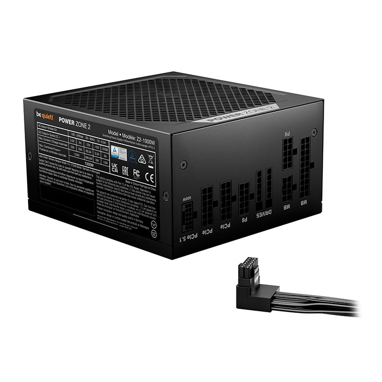 Fonte Be Quiet! Power Zone 2, 1000W, ATX 3.1, Full-Modular, 80 Plus Platinum, Preto, BP008 - miniatura 5