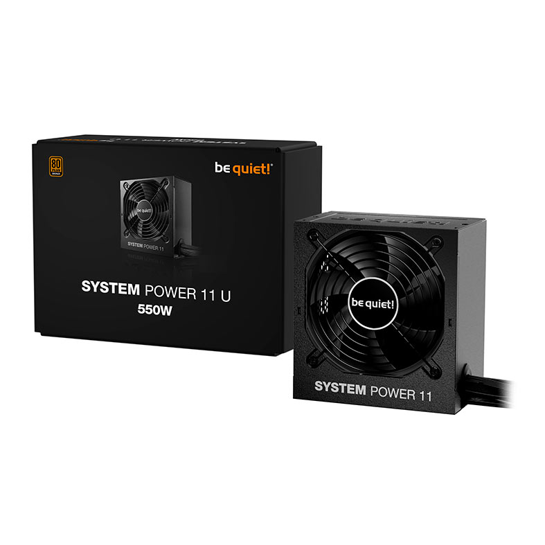 Fonte Be Quiet! System Power 11U, 550W, ATX 3.1, PCIe 5.1, 80 Plus Bronze, Preto, BP010 - miniatura 5