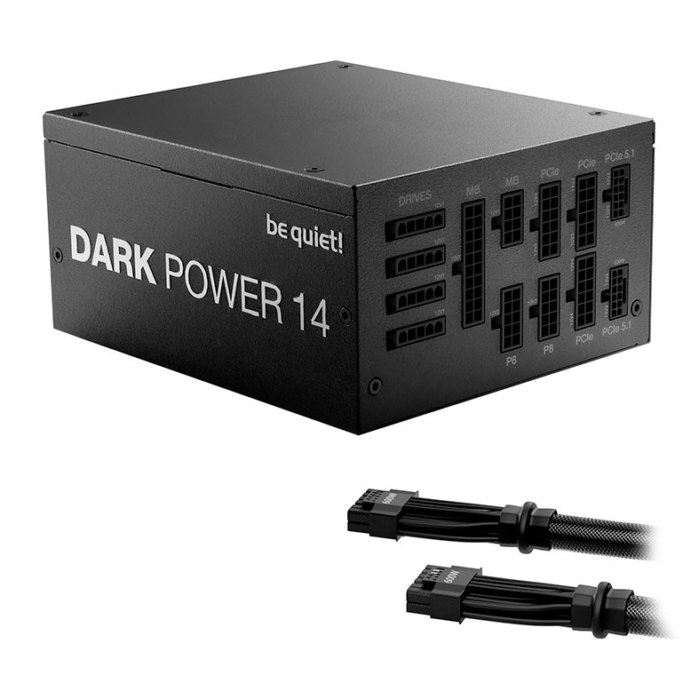 Fonte Be Quiet! Dark Power Pro 14, 1200W, Full-Modular, 80 Plus Titanium, Preto, BP021 - miniatura 5