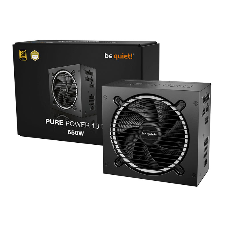 Fonte Be Quiet! Pure Power 13M, 650W, ATX 3.1, PCIe 5.1, Full-Modular, 80 Plus Gold, Preto, BP025 - miniatura 4