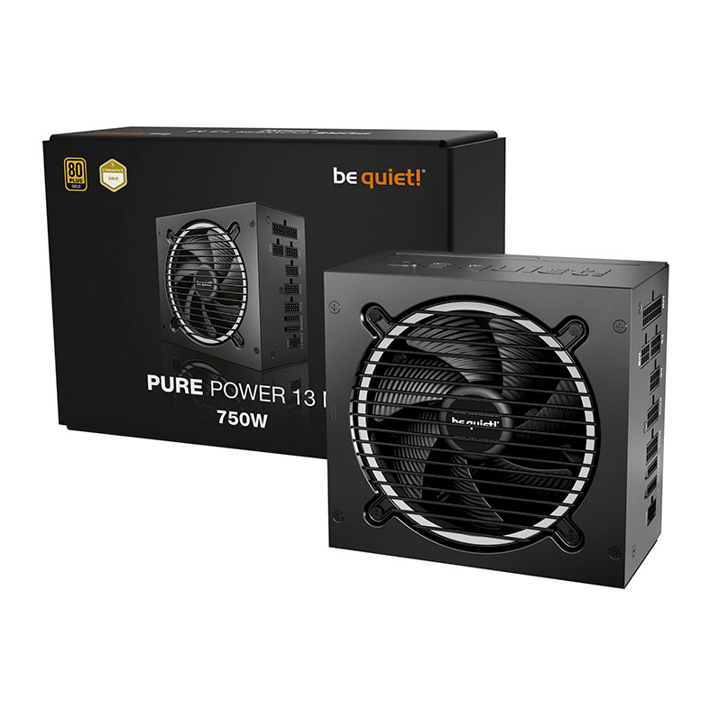 Fonte Be Quiet! Pure Power 13M, 750W, ATX 3.1, PCIe 5.1, Full-Modular, 80 Plus Gold, Preto, BP026 - miniatura 4