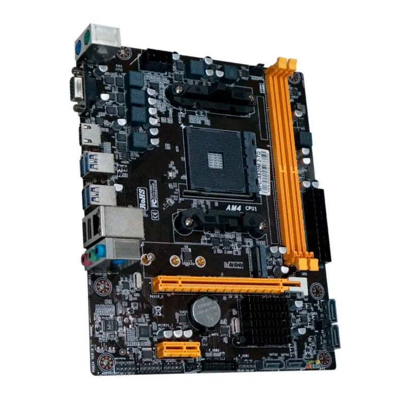 Placa Mae Brazil PC A520M.2-TG, DDR4, Socket AMD AM4, M-ATX, Chipset AMD A520, BPC-A520M.2-TG - imagem 1