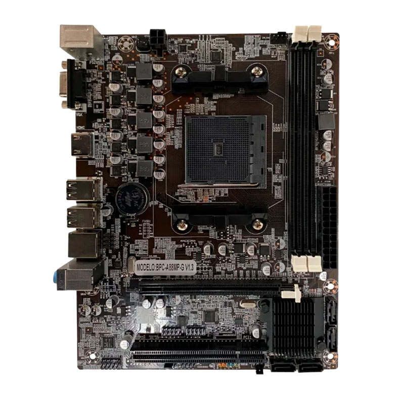 Placa Mae Brazil PC BPC-A88MP-G V1.3, DDR3, AMD FM2, Chipset AMD A88X, BPC-A88MP-G-V13 - imagem 1