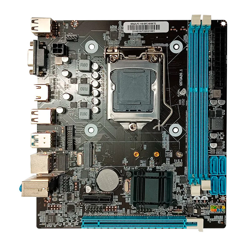 Placa Mae Brazil PC BPC-H81M.2-TG, DDR3, Intel LGA1150, M-ATX, Chipset Intel H81, BPC-H81M.2-TG-OEM - imagem 1