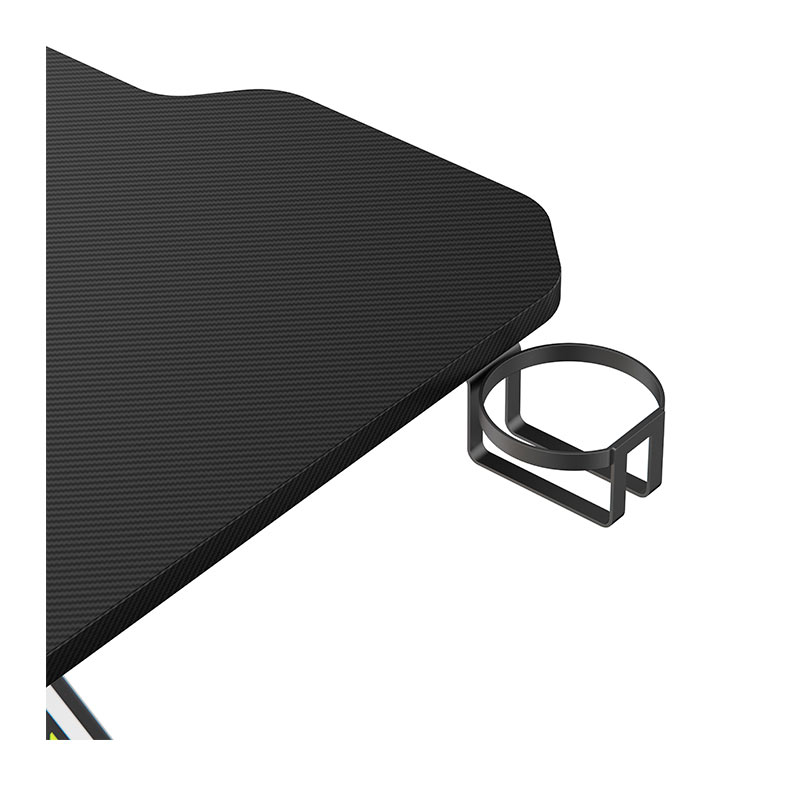 PRE VENDA - Mesa Gamer Brateck, 120cm, Preto, BRATECK-GMD02E-1 - miniatura 9