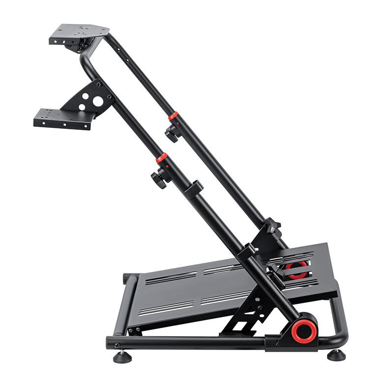 Suporte Para Volante Gamer Brateck Phantom, Simulador de Corrida, Cockpit Dobravel, Com Ajuste, Preto, BRATECK-PHANTOM - miniatura 5