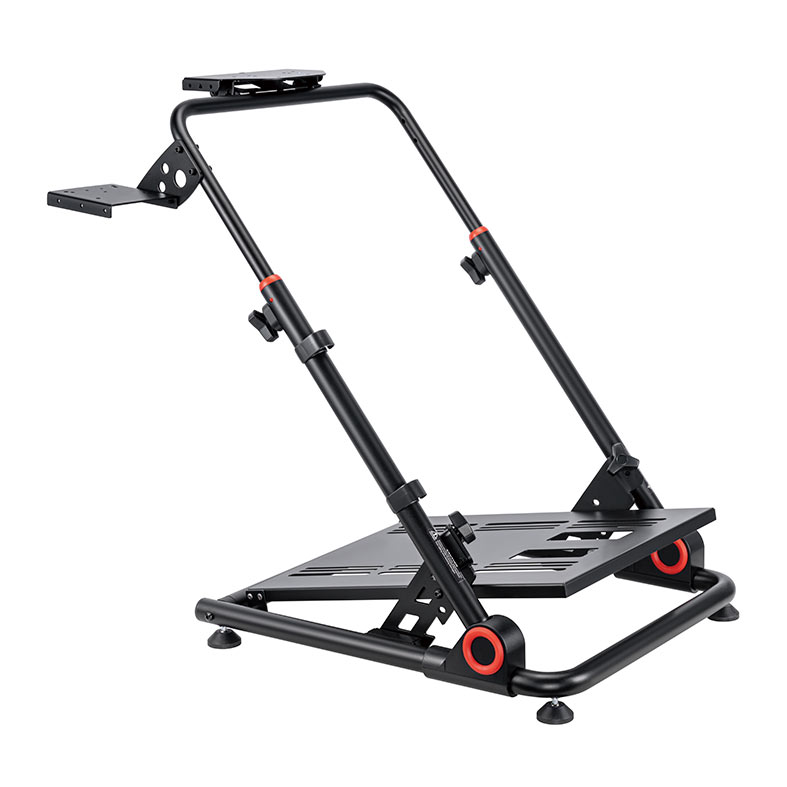 Suporte Para Volante Gamer Brateck Phantom, Simulador de Corrida, Cockpit Dobravel, Com Ajuste, Preto, BRATECK-PHANTOM - miniatura 7