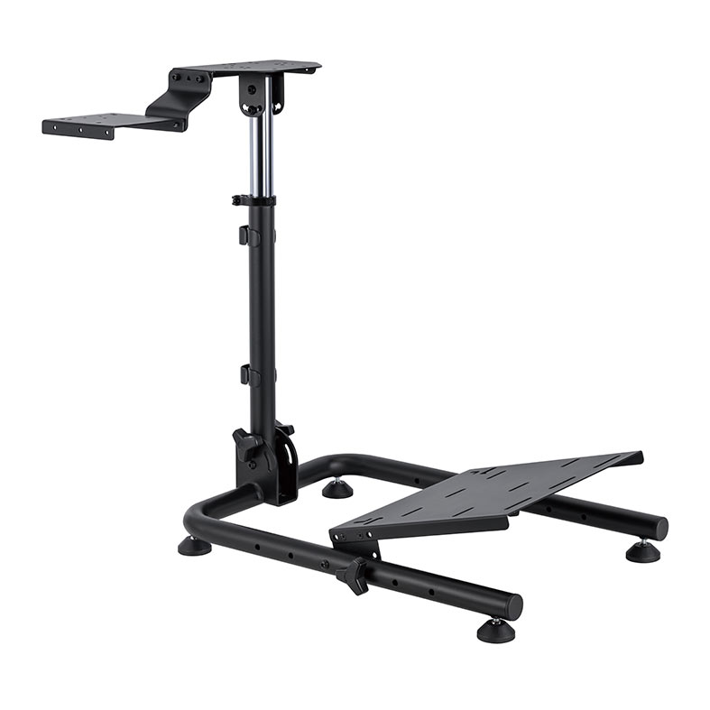 PRE VENDA - Suporte Para Volante Gamer Brateck Racing, Simulador de Corrida, Cockpit Dobravel, Com Ajuste, Preto, BRATECK-RACING - miniatura 6