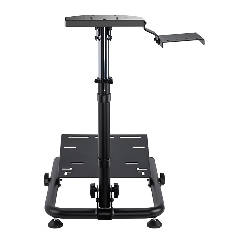 PRE VENDA - Suporte Para Volante Gamer Brateck Racing, Simulador de Corrida, Cockpit Dobravel, Com Ajuste, Preto, BRATECK-RACING - miniatura 3