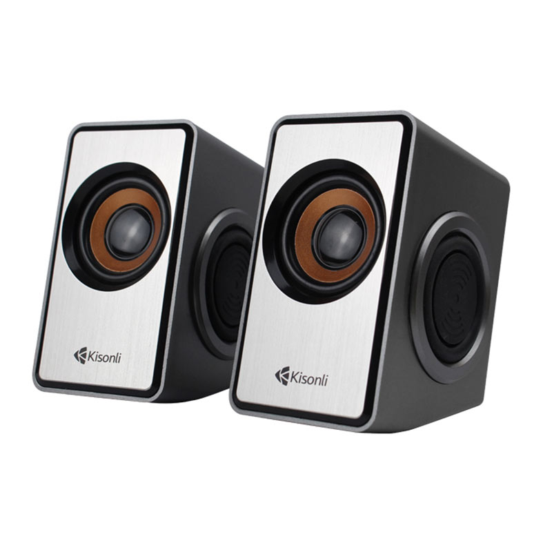 Caixa de Som Kisonli BassStorm T007, 6W, USB, Cinza, BST-T007-BL13 - imagem 1