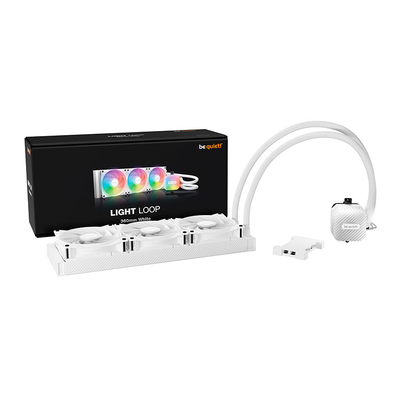 Water Cooler Be Quiet! Light Loop, ARGB, 360mm, Branco, BW023 - miniatura 6