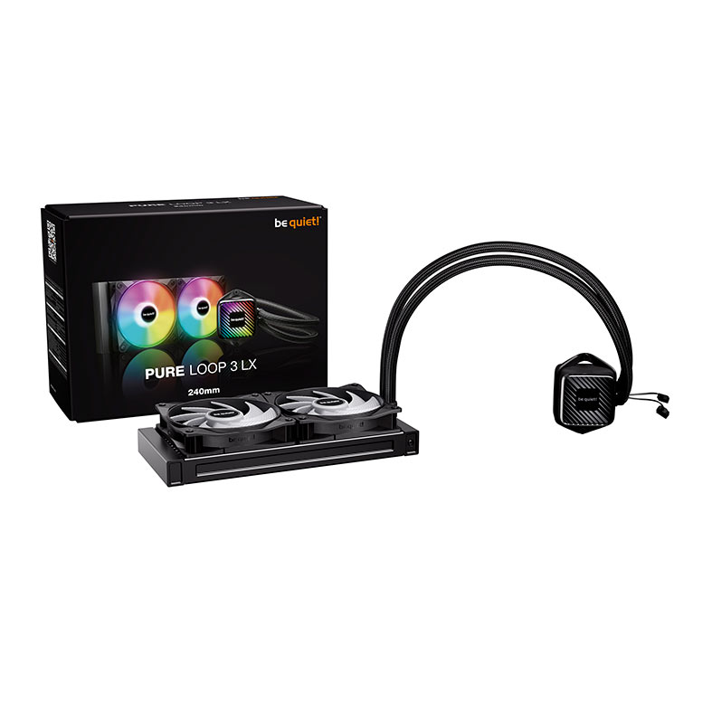 Water Cooler Be Quiet! Pure Loop 3 LX, ARGB, 240mm, Preto, BW030 - miniatura 4