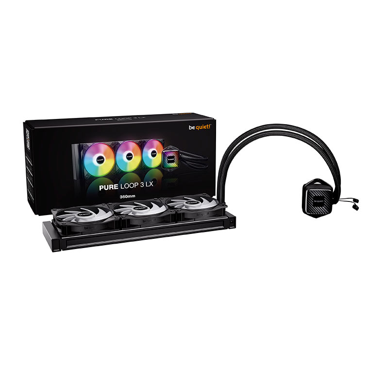 Water Cooler Be Quiet! Pure Loop 3 LX, ARGB, 360mm, Preto, BW031 - miniatura 4
