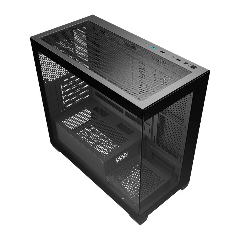 Gabinete Gamer Aigo Darkflash C218M, Mid-Tower, Lateral de Vidro, Preto, C218M-BK - miniatura 4