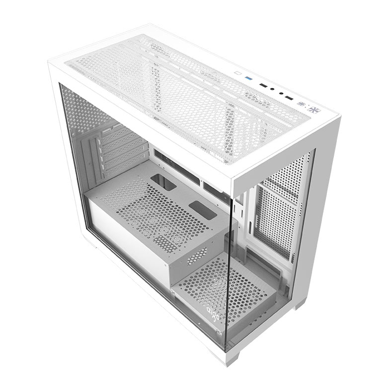 Gabinete Gamer Aigo Darkflash C218M, Mid-Tower, Lateral de Vidro, Branco, C218M-WH - miniatura 4