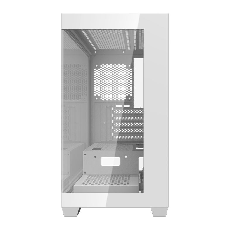 Gabinete Gamer Aigo Darkflash C218M, Mid-Tower, Lateral de Vidro, Branco, C218M-WH - miniatura 3