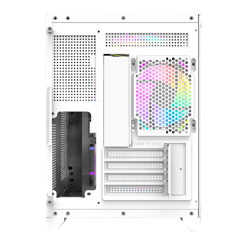 Gabinete Gamer Aigo C270, Mini-Tower, Lateral de Vidro, White, C270-WH - miniatura 7