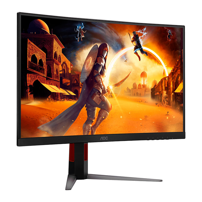 Monitor Gamer AOC Agon G4Z 27, 27 Pol, VA, Curvo, FHD, 0.3ms, 280Hz, FreeSync Premium, HDMI/DP, C27G4Z - miniatura 3